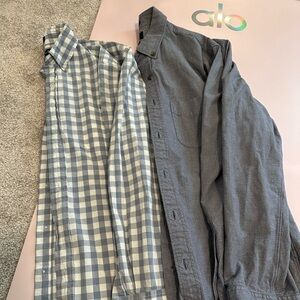 Abercrombie Fitted Casual Men Shirts, 2 pc